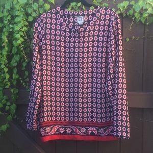 Ann Klein career style blouse